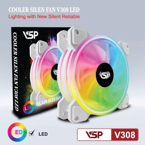Quạt tản nhiệt VSP LED V308