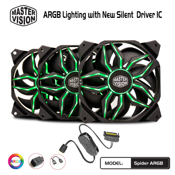 Quạt tản nhiệt  Spider ARGB