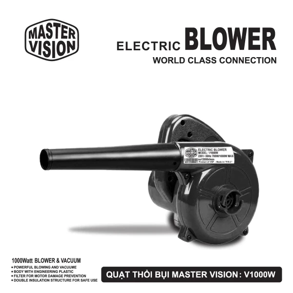 Quạt thổi bụi vệ sinh máy tính Master Cooler V1000W