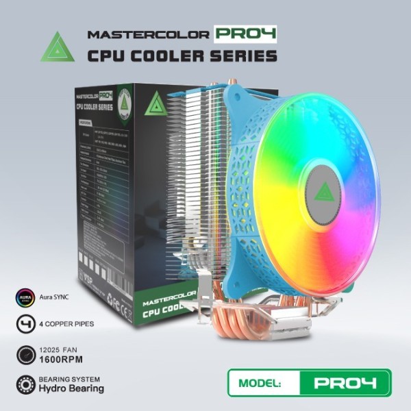 Tản nhiệt CPU VSPTECH PRO4 - Xanh