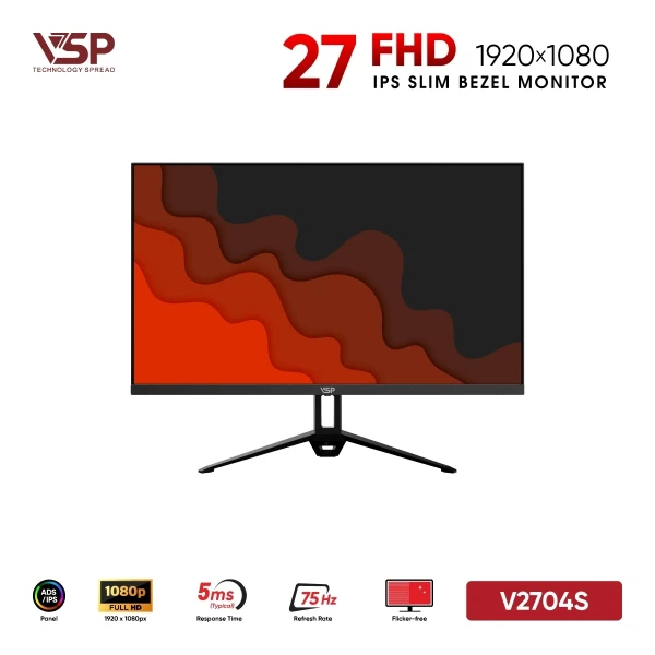 Màn Hình VSP V2704S (27 inch / IPS / FHD / 75Hz / 5ms)