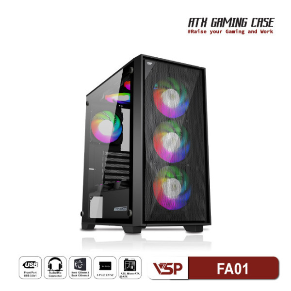 Vỏ Case Máy Tính VSP Gaming FA01