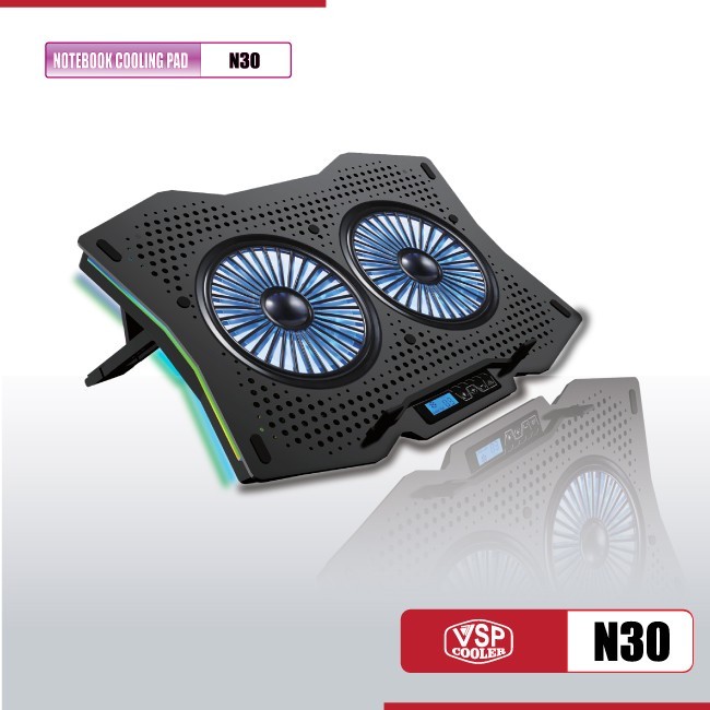 Fan tản hiệt cho laptop Notebook cooler pad N30