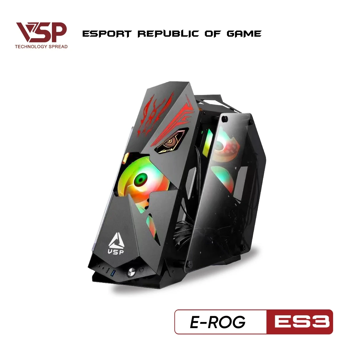 Vỏ Case Máy Tính VSP Esport Republic Of Gamers ES3