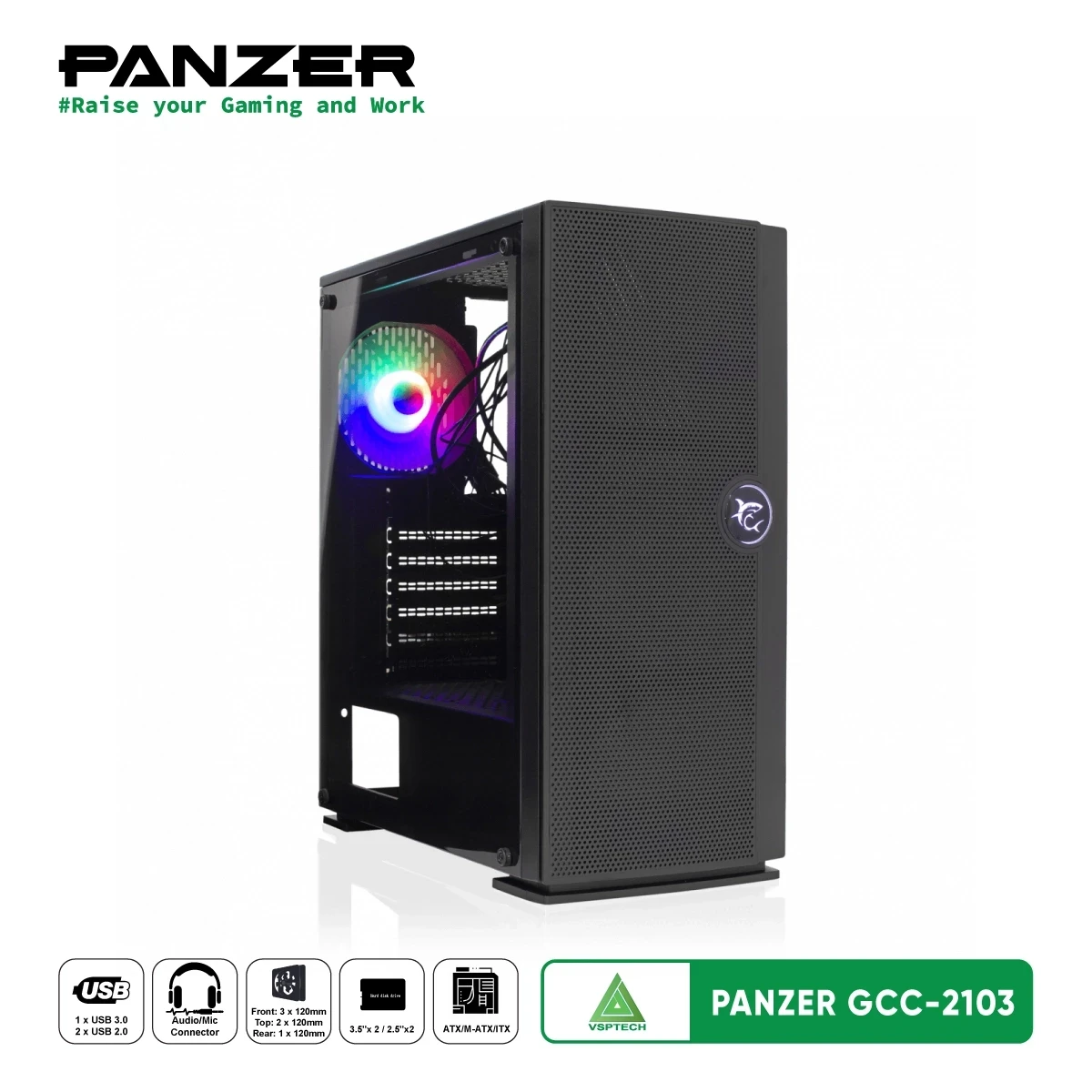 Case Gaming Panzer GCC-2103