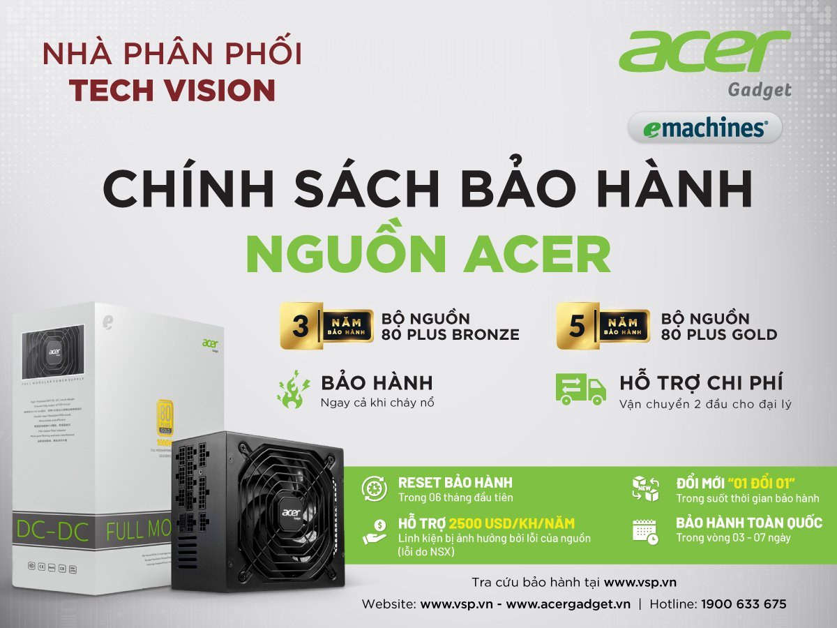 Thông cáo báo chí ra mắt thương hiệu Acer Gadget