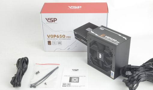 f14 lab - Đánh giá bộ nguồn 80 Plus Bronze VSP VGP650 PRO 650W