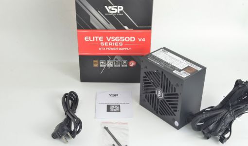 REVIEW/Đánh giá - VSP Elite VS650D V4 650W