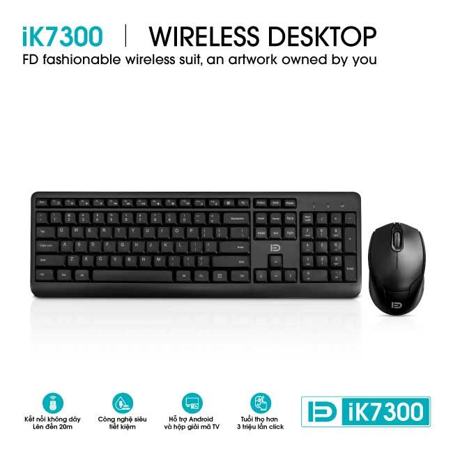 Combo Phím + Chuột FD iK7300