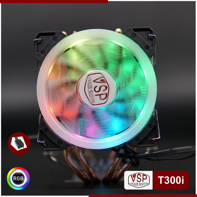 Fan CPU VSP Cooler Masster T300i LED