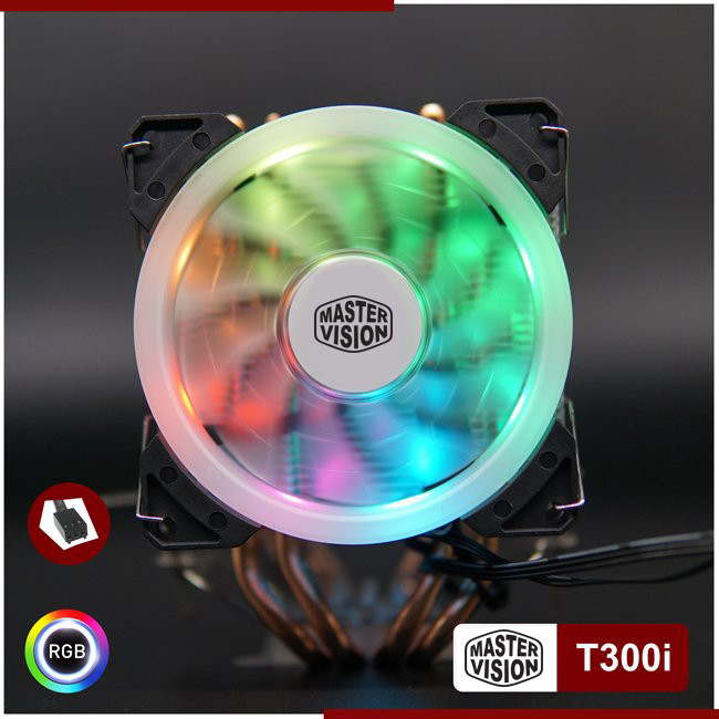 Quạt tản nhiệt CPU VSP Cooler Masster T300i LED