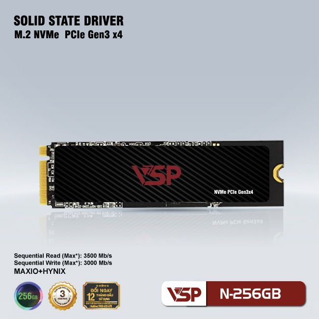 SSD VSP NVMe - PCIe N-256Gb