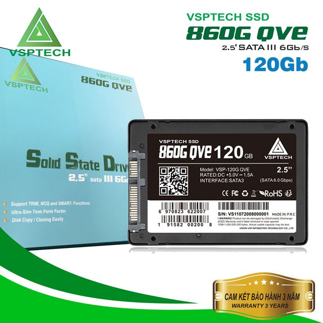 Ổ cứng SSD VSPTECH 860G 120Gb