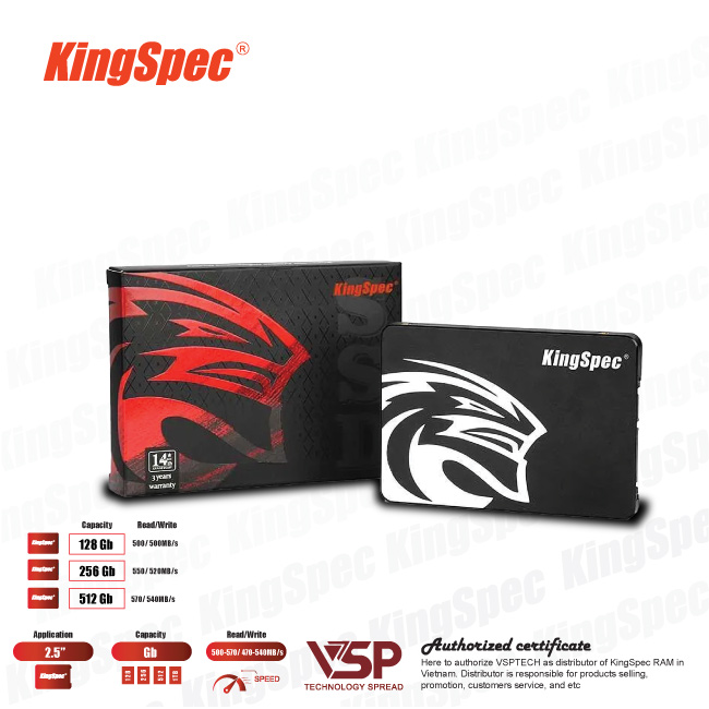 Ổ CỨNG SSD KINGSPEC P3-128GB