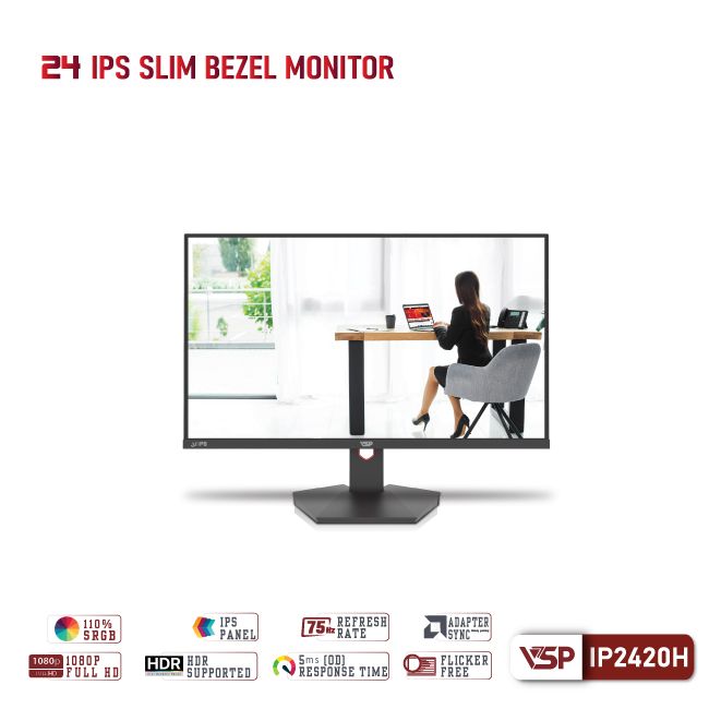 MÀN HÌNH IPS VĂN PHÒNG VSP IP2420H