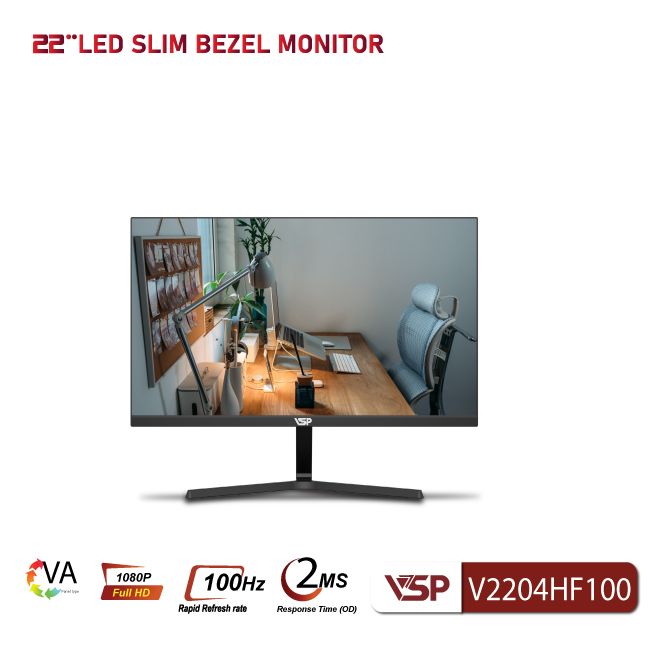 Màn hình phẳng LED VSP V2204HF100 100Hz
