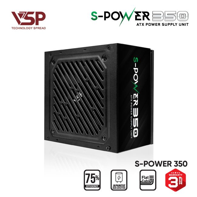 Bộ nguồn máy tính S-Power 350 - 350W