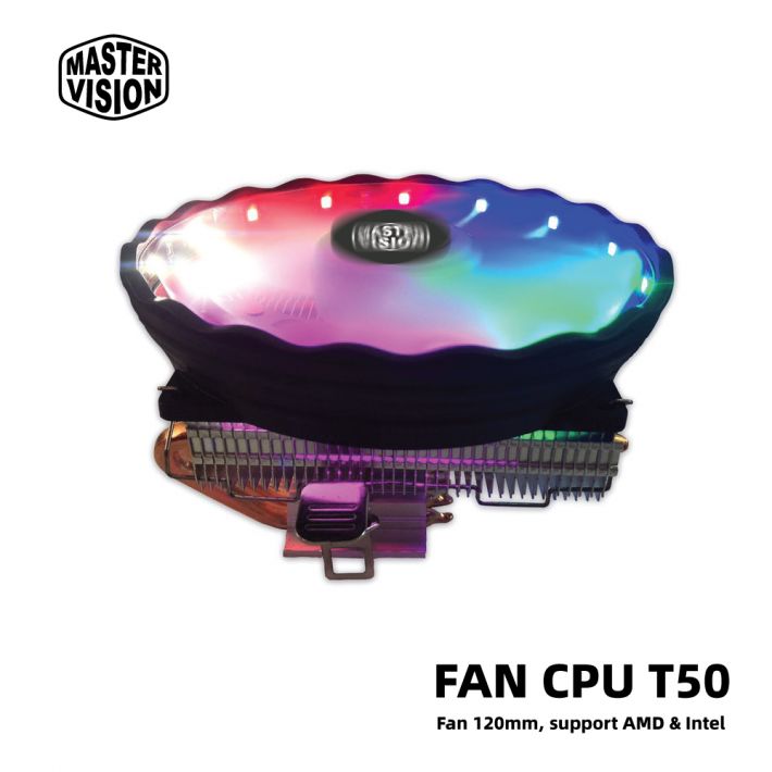 Quạt tản nhiệt CPU VSP Master Vision  T50 LED