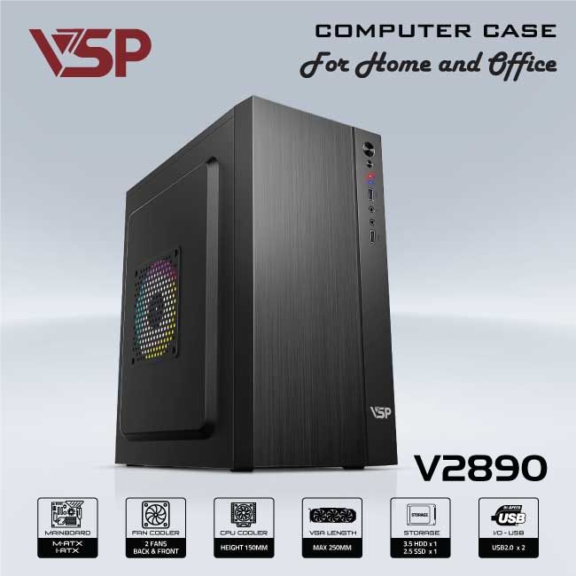 VỎ CASE MÁY TÍNH VSP V2890