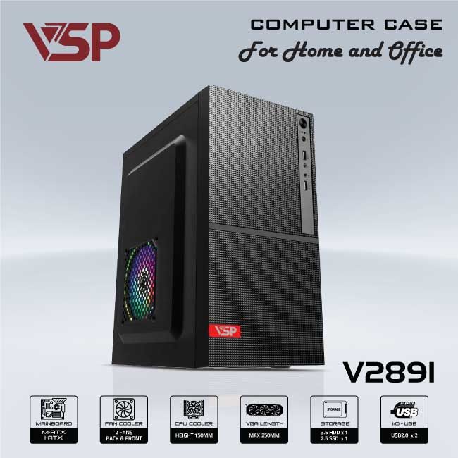 VỎ CASE MÁY TÍNH VSP V2891