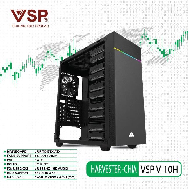 Vỏ Case Máy Tính VSP Havester - VSP V-10H