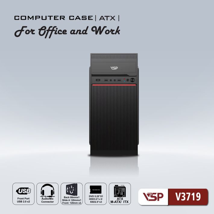 Case Văn Phòng ATX VSP V3719