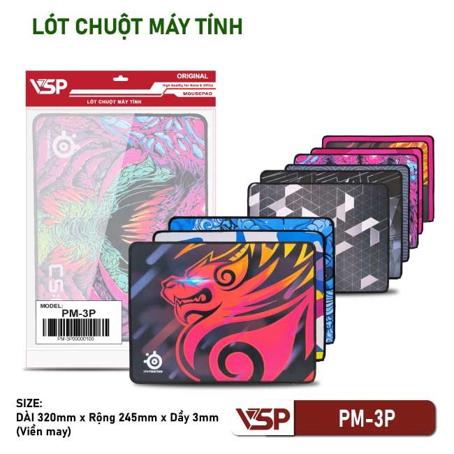 lót chuột gaming size trung PM-3P