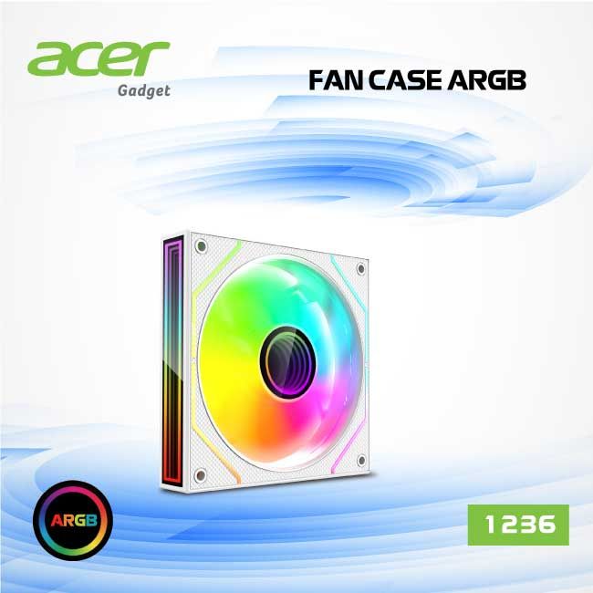 FAN CASE ACER 1236 - 12CM ARGB - WHITE