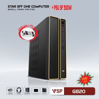 Combo case VSP SFF + PSU-550W - G820