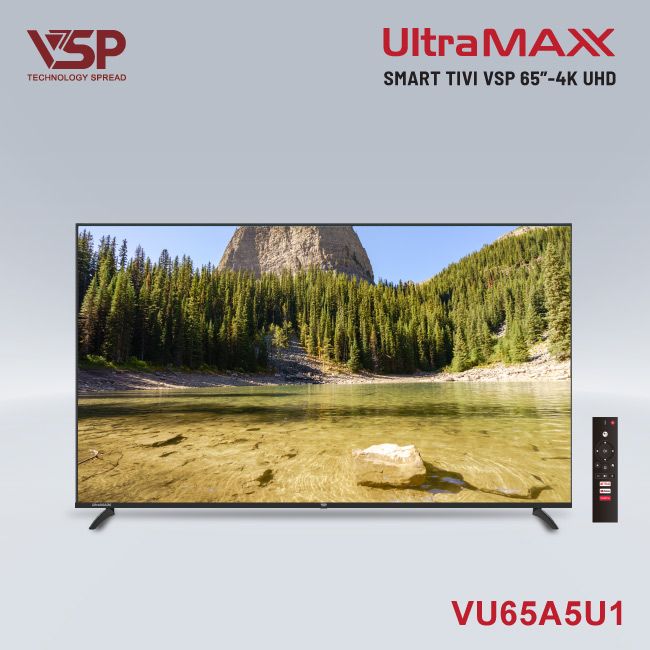 Smart Tivi VSP UltraMax 65inch VU65A5U1 4K UHD