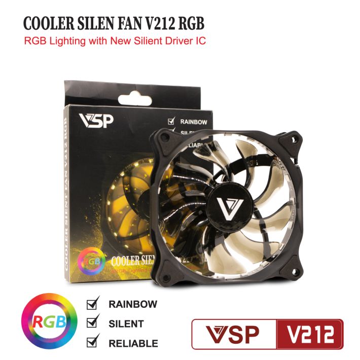 Quạt tản nhiệt VSPTECH LED RGB V212