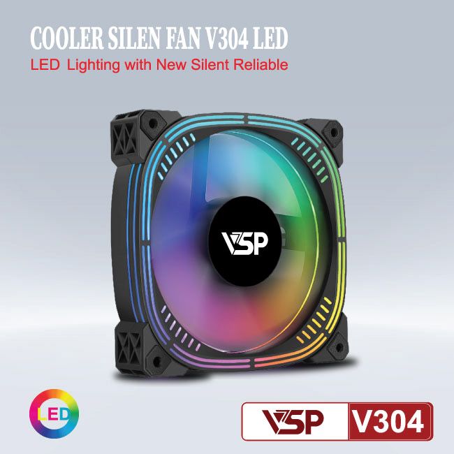 Quạt tản nhiệt VSP LED V304