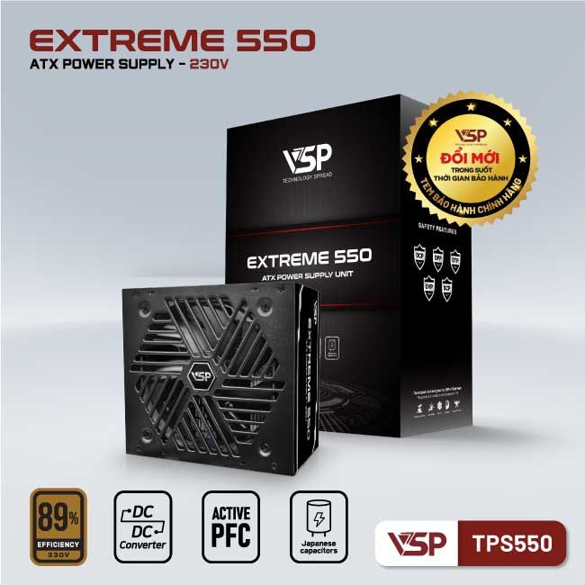 Bộ nguồn VSP Extreme TPS550 - 550W - DC to DC