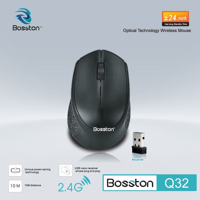 Chuột không dây wireless Bosston Q32 .1000DPI
