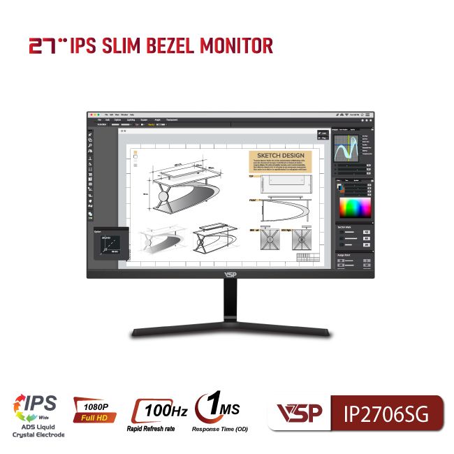 Màn hình VSP IP2706SG - 27 inch - 100Hz