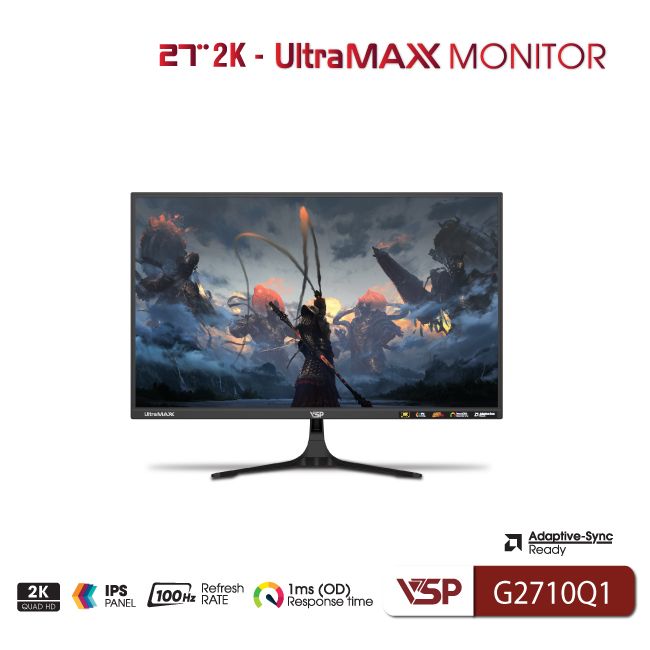 MÀN HÌNH VSP G2710Q1 - 27 inch - 2K - IPS - 100Hz