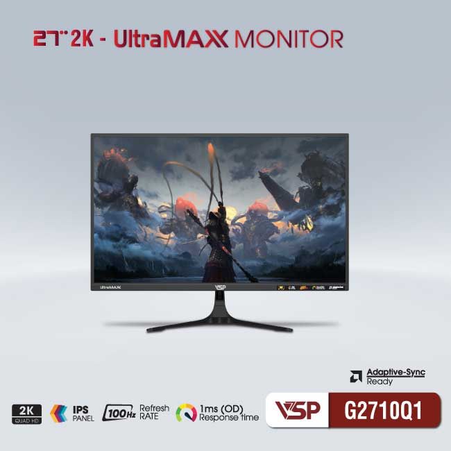 MÀN HÌNH VSP 2K G2710Q1 - IPS - 27 inch - 100Hz 