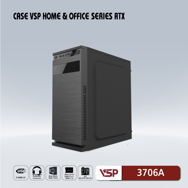 Vỏ Case máy tính VSP 3706A