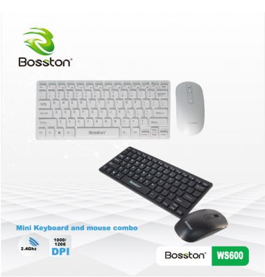 Bộ combo bàn phím + mouse mini Bosston WS600 cho văn phòng 