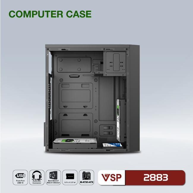 Vỏ Case máy tính VSP 2883