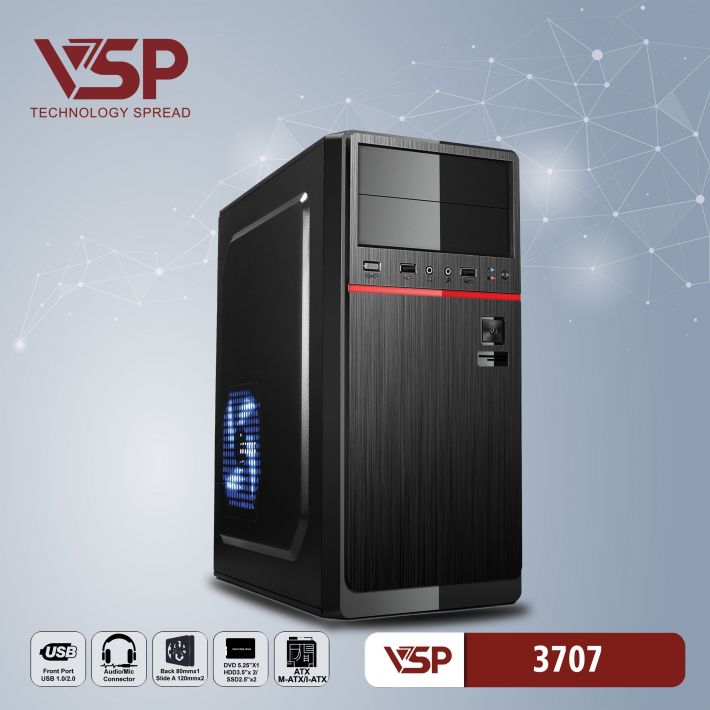 VỎ CASE MÁY TÍNH VSP 3707