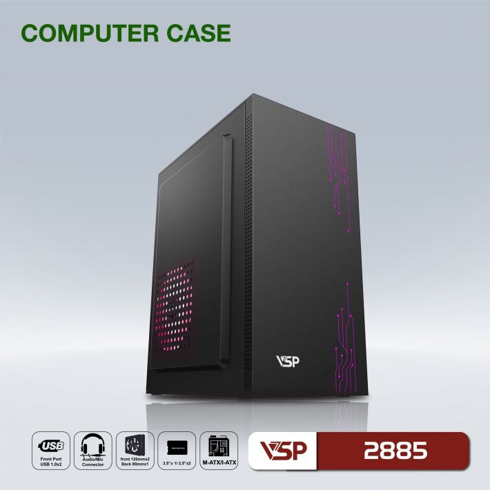 Vỏ Case Máy Tính VSP 2885