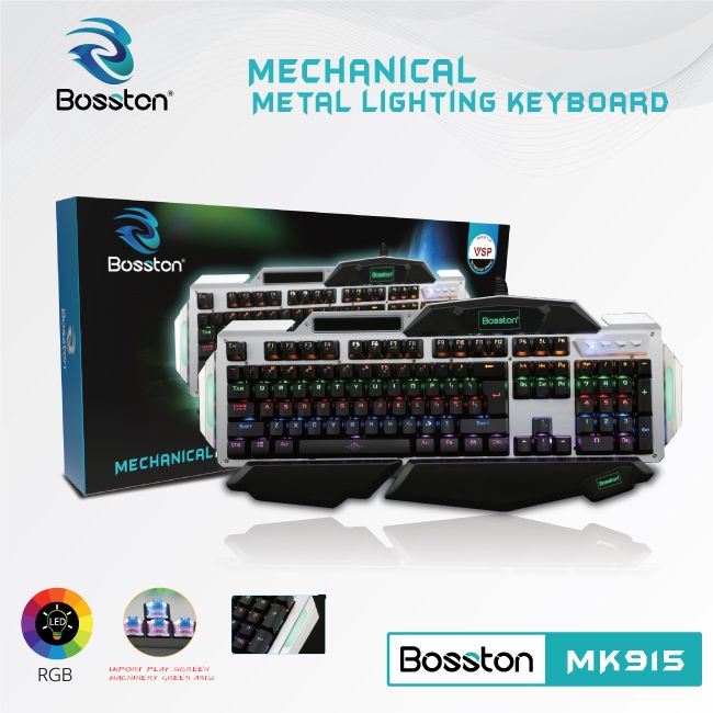 Bàn Phím Cơ Bosston MK915 Full Led