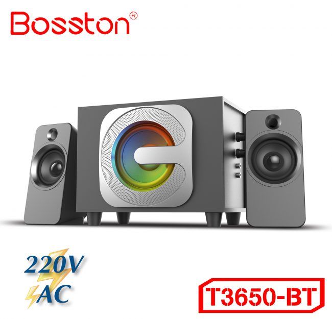 Loa Bosston Bluetooth T3650-BT 2.1 Đèn Led RGB