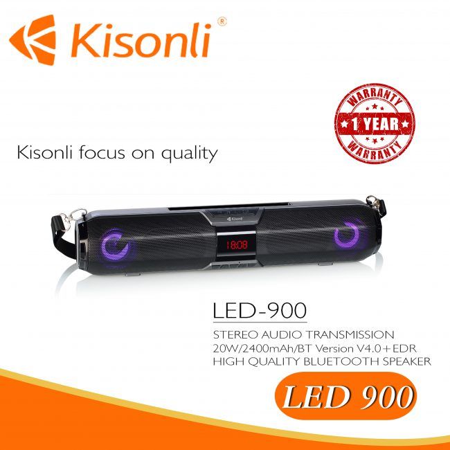 Loa Kisonli Bluetooth 900 - LED RGB