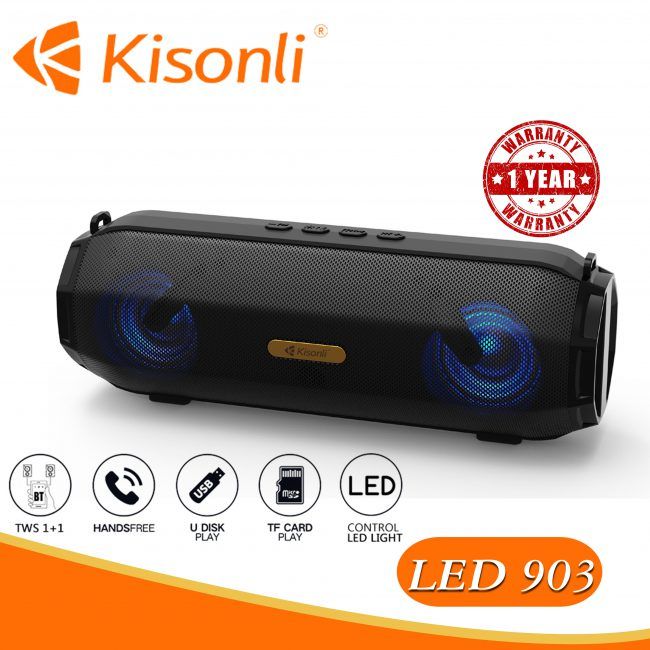 Loa Kisonli Bluetooth LED-903