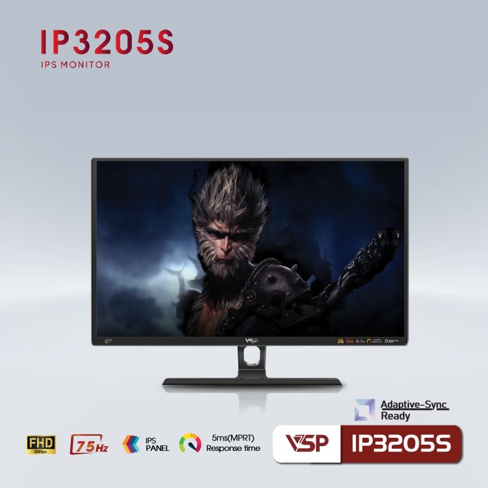 Màn hình VSP IPS Thinking 32 inch IP3205S - Đen