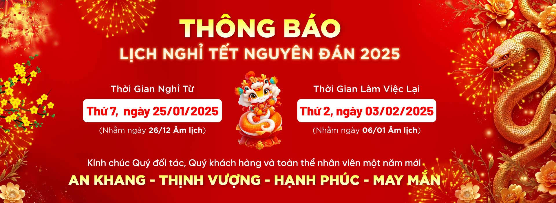 VSP thông báo nghĩ tết Nguyên Đán 2025